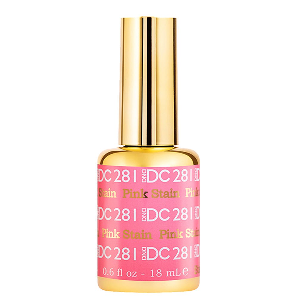 DND DC Gel Polish - 281 Pink Stain - DTK Nail Supply