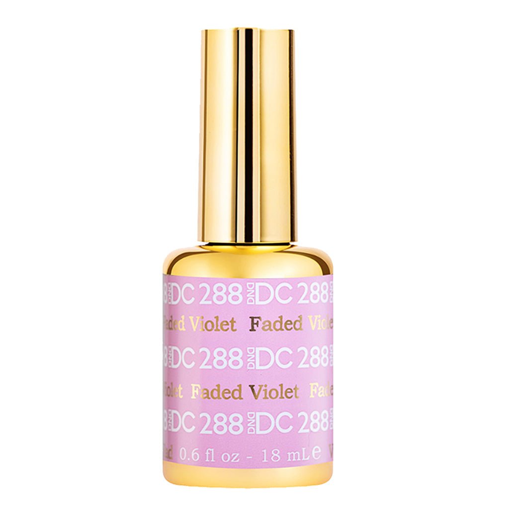 DND DC Gel Polish - 288 Faded Violet - DTK Nail Supply