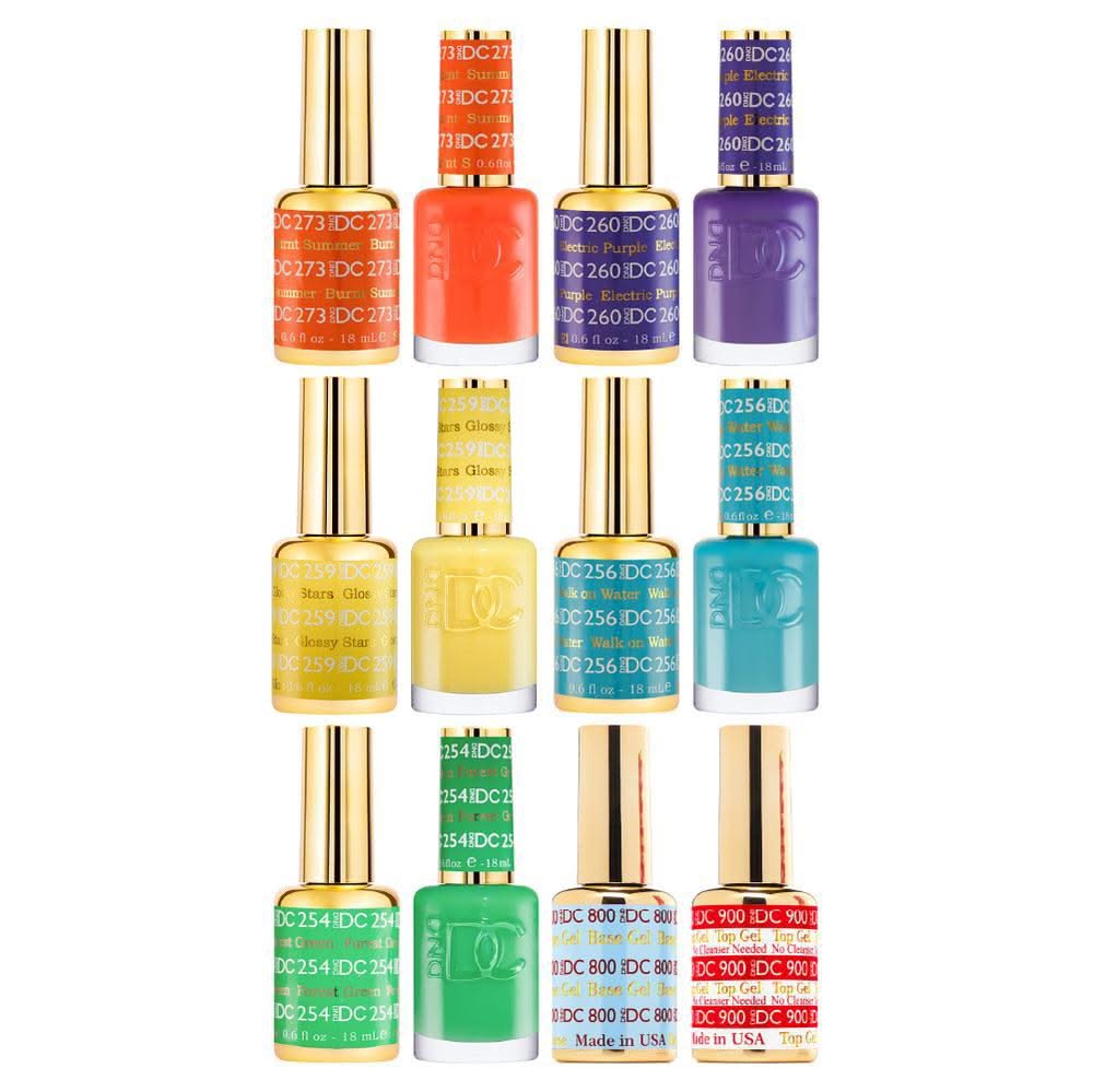 DND DC Gel Starter Kit - 254, 256, 259, 260, 273, BT 800 - 900 - DTK Nail Supply