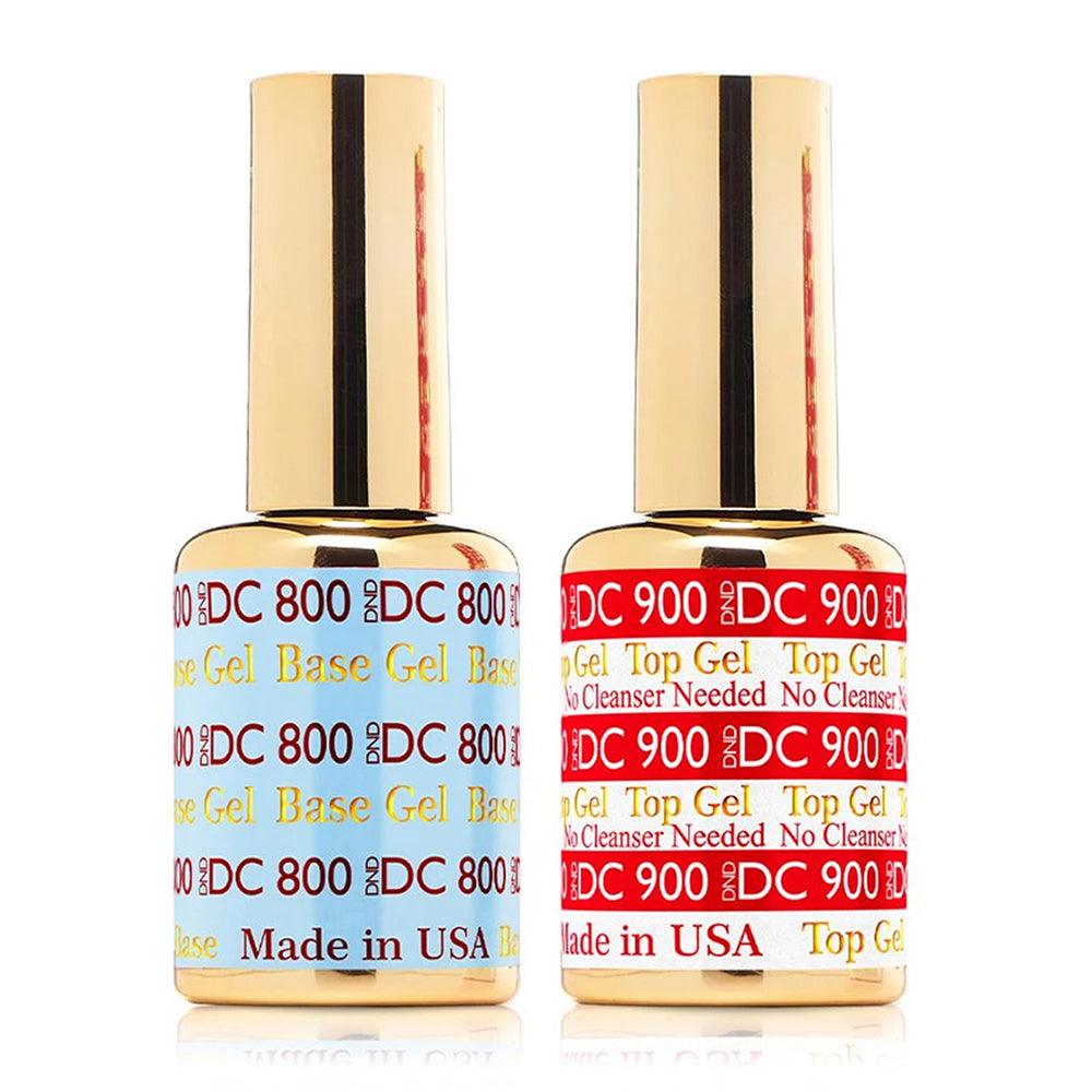 DND DC Holiday Gift Bundle: 4 Gel & Lacquer, 1 Base Top 800 - 900 - 038, 088, 097, 099 - DTK Nail Supply