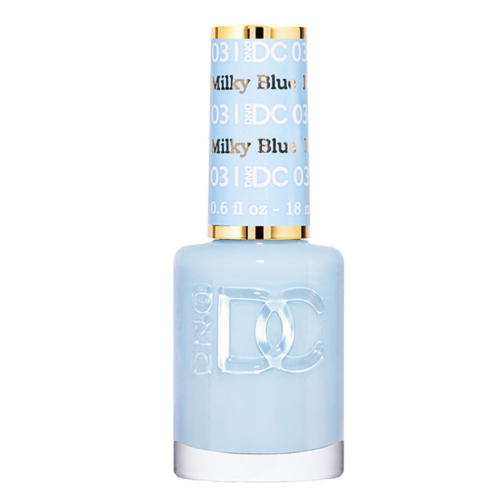 DND DC Nail Lacquer - 031 Milky Blue - DTK Nail Supply