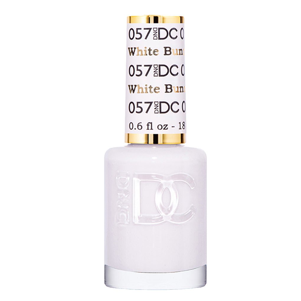DND DC Nail Lacquer - 057 White Bunny - DTK Nail Supply