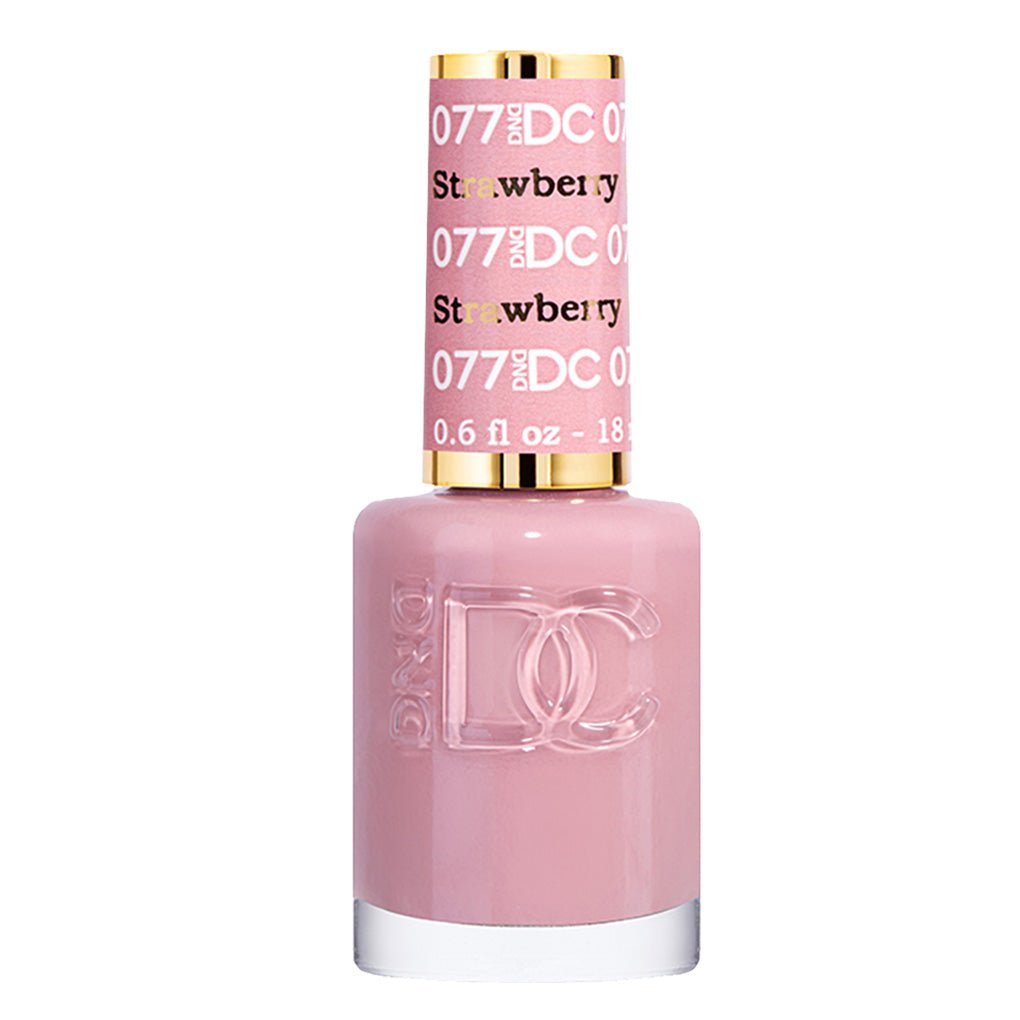 DND DC Nail Lacquer - 077 Strawberry Latte - DTK Nail Supply