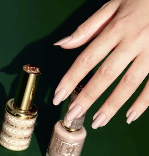 DND DC Nail Lacquer - 078 Rose Beige - DTK Nail Supply