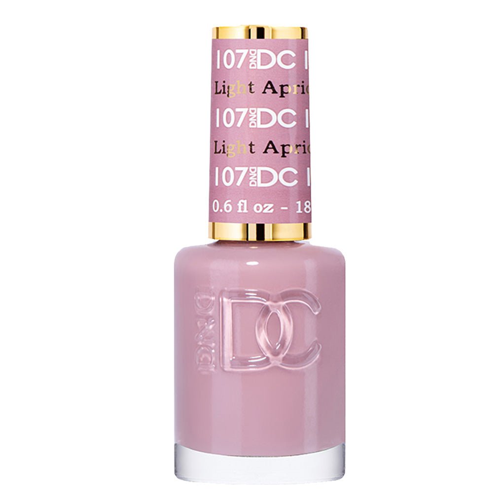 DND DC Nail Lacquer - 107 Light Apricot - DTK Nail Supply
