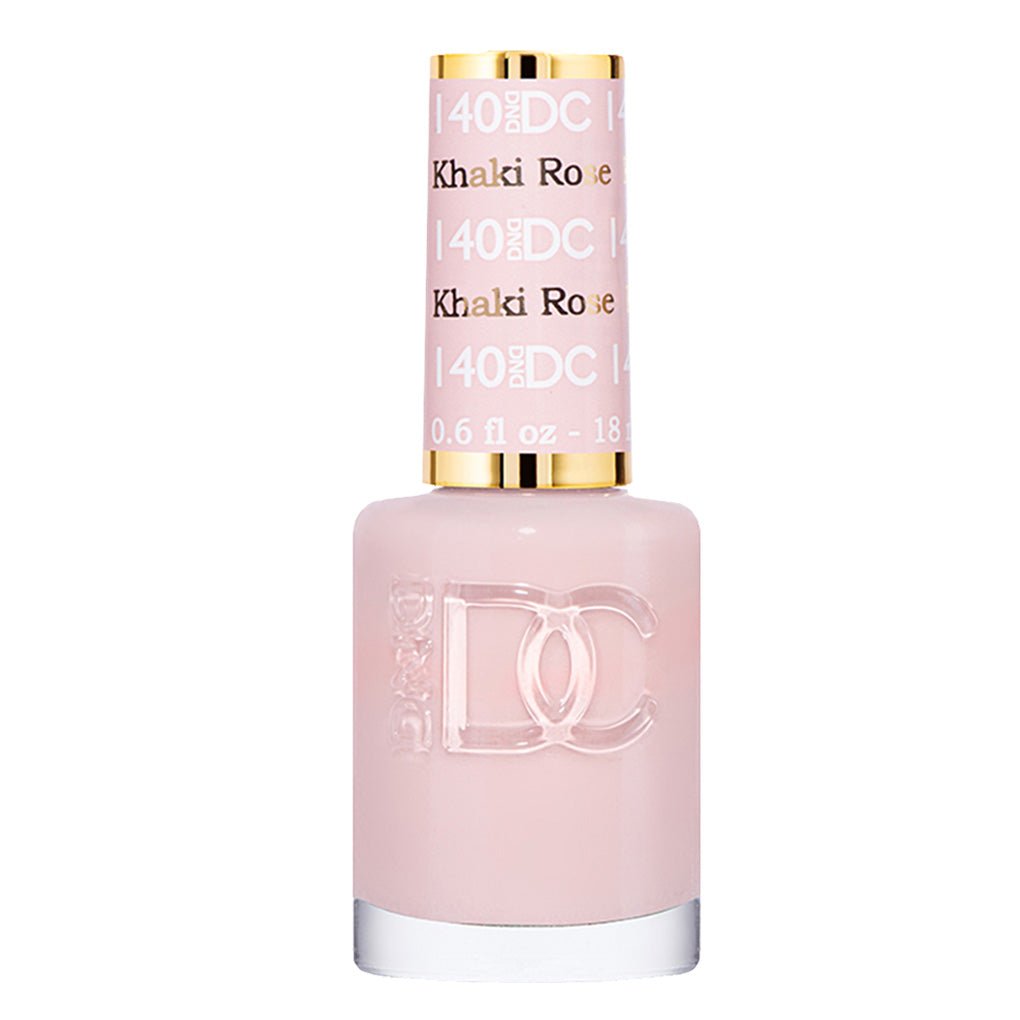 DND DC Nail Lacquer - 140 Khaki Rose - DTK Nail Supply