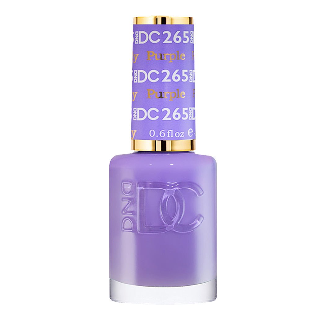 DND DC Nail Lacquer - 265 Pearly Purple - DTK Nail Supply