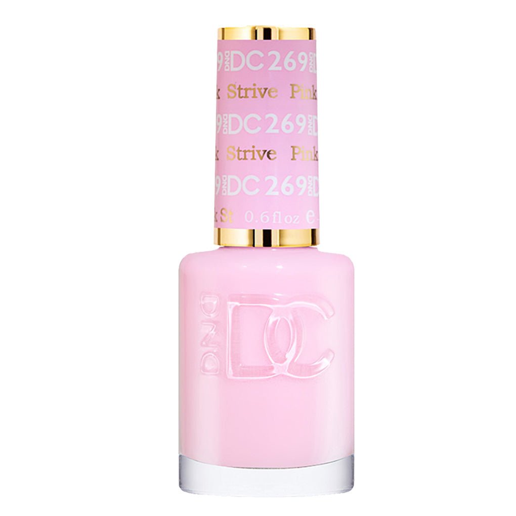 DND DC Nail Lacquer - 269 Pink Strive - DTK Nail Supply