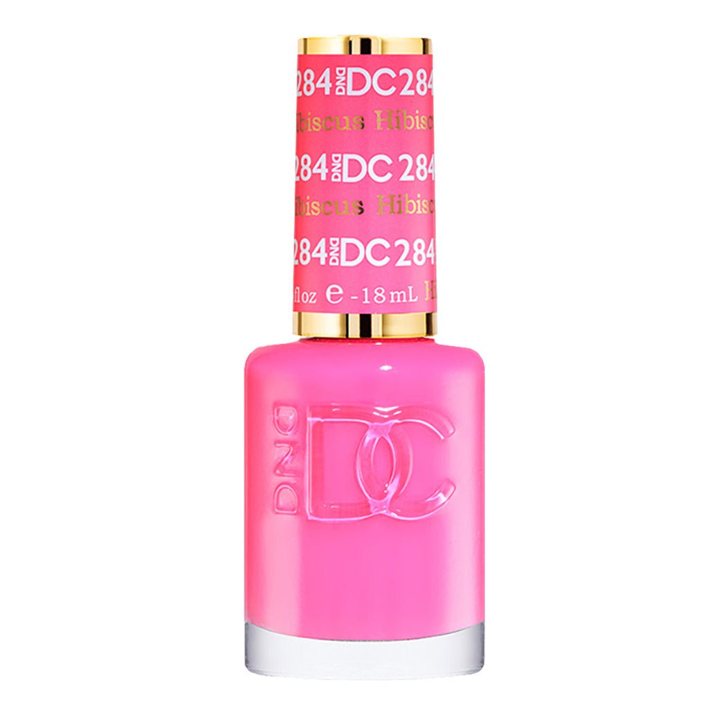 DND DC Nail Lacquer - 284 Hibiscus - DTK Nail Supply