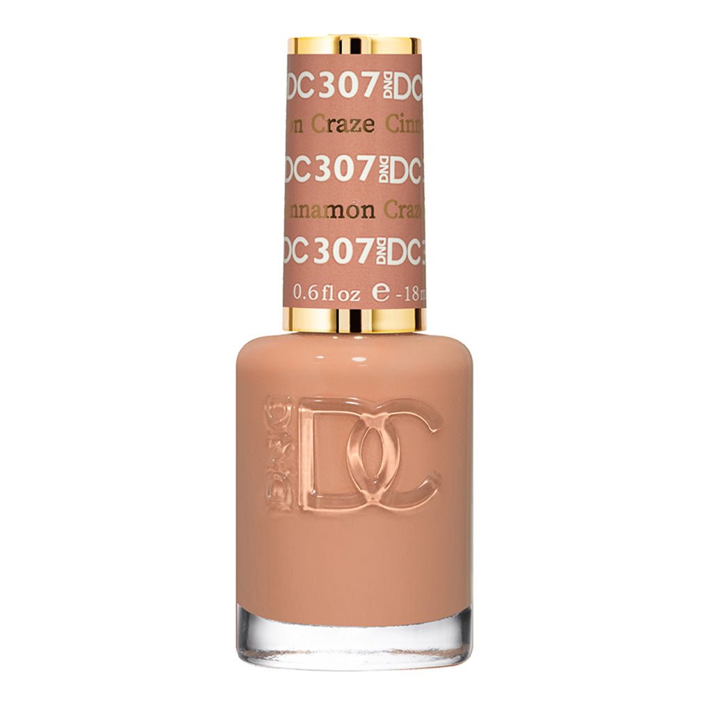 DND DC Nail Lacquer - 307 Cinnamon Craze - DTK Nail Supply