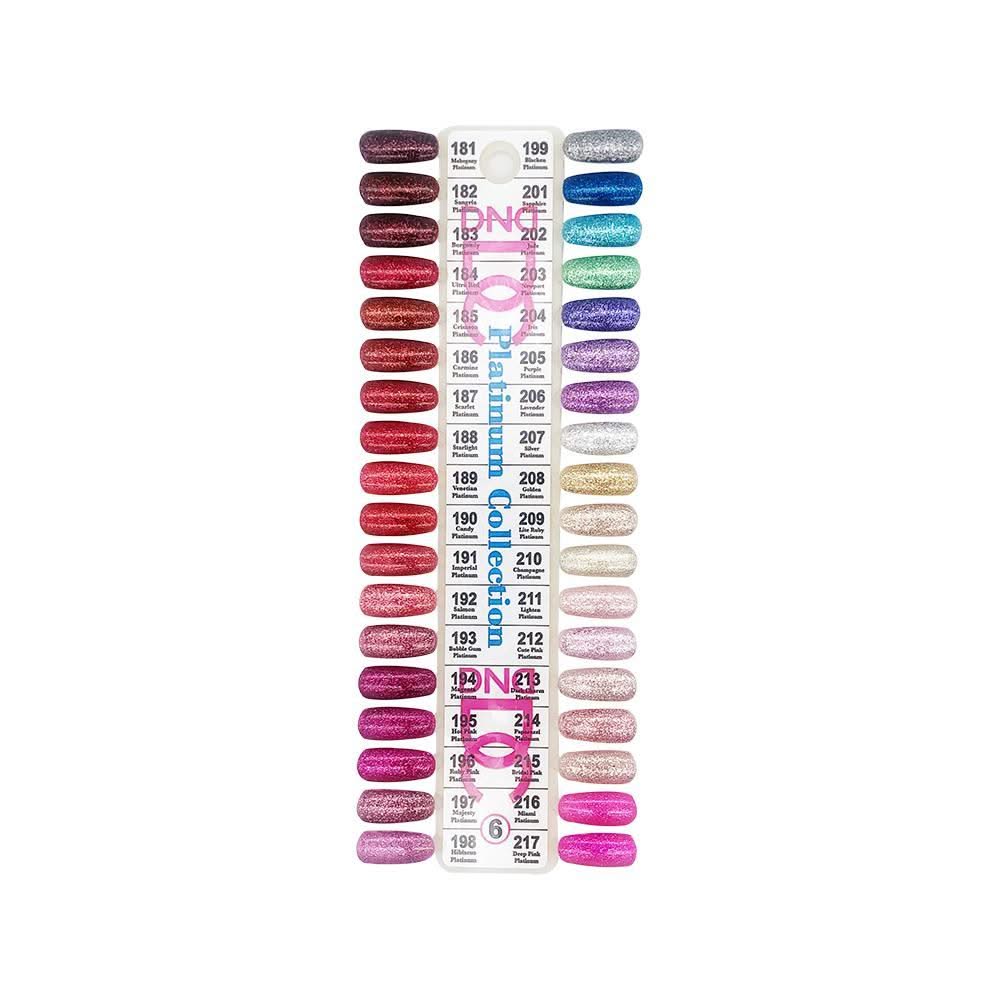DND DC Platinum Gel Collection - Set 36 of colors - DTK Nail Supply