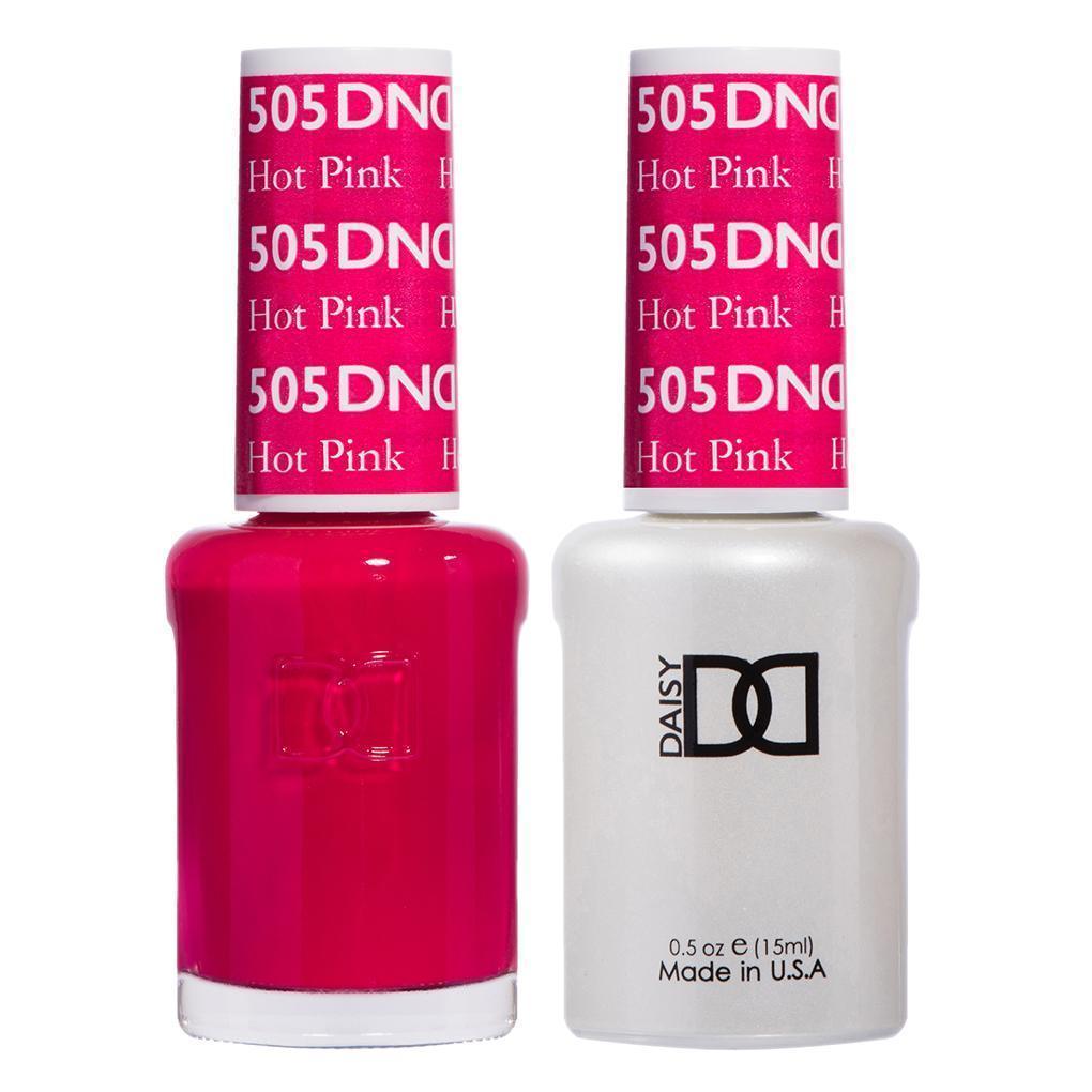 DND Gel Nail Polish Duo - 505 Hot Pink - DTK Nail Supply