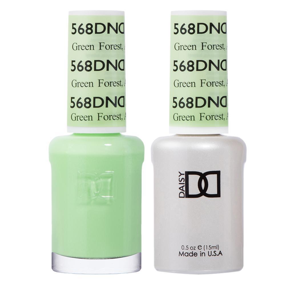DND Gel Nail Polish Duo - 568 Green Forest, AK - DTK Nail Supply