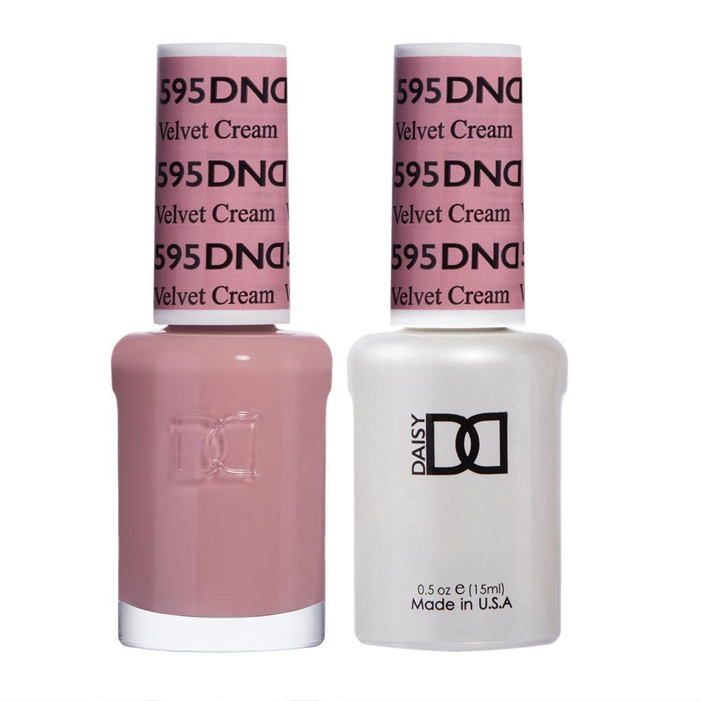 DND Gel Nail Polish Duo - 595 Velvet Cream - DTK Nail Supply