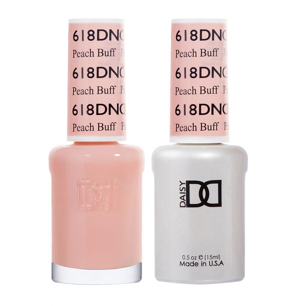 DND Gel Nail Polish Duo - 618 Peach Buff - DTK Nail Supply