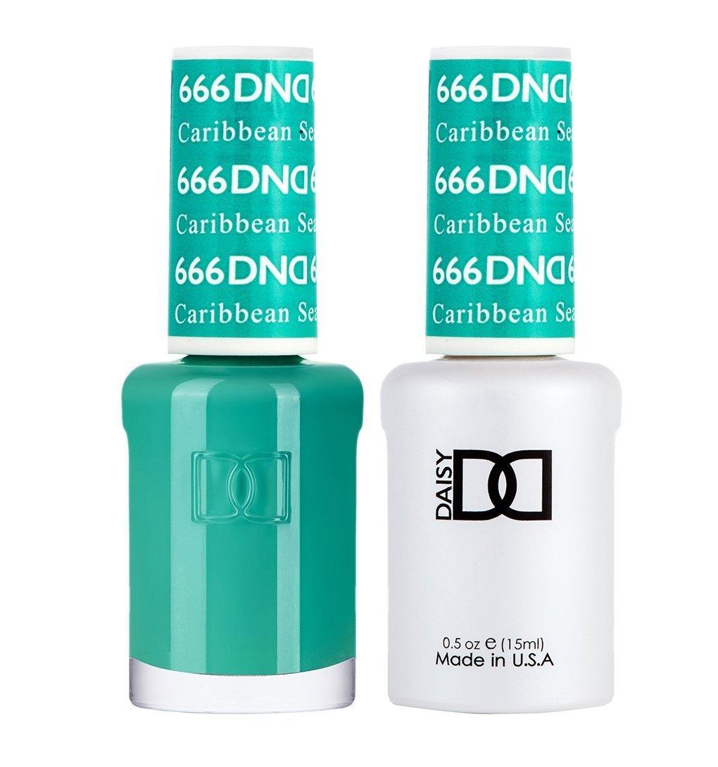 DND Gel Nail Polish Duo - 666 Caribbean Sea - DTK Nail Supply