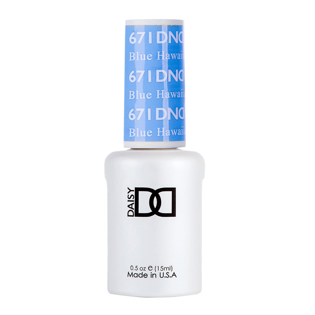 DND Gel Nail Polish Duo - 671 Blue Hawaiian - DTK Nail Supply