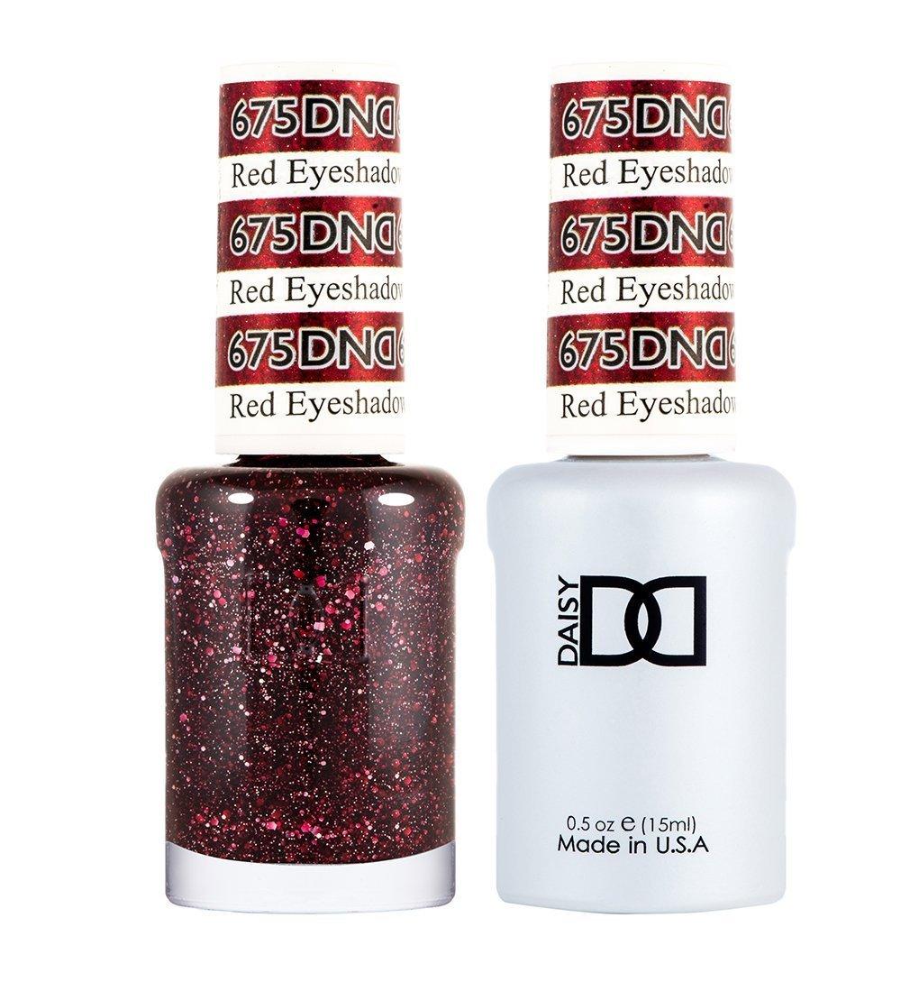 DND Gel Nail Polish Duo - 675 Red Eyeshadow - DTK Nail Supply