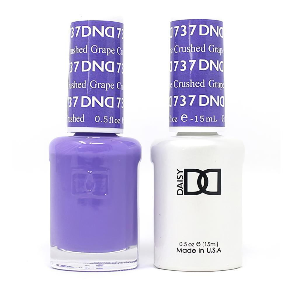 DND Gel Nail Polish Duo - 737 Crushed Grape - DTK Nail Supply