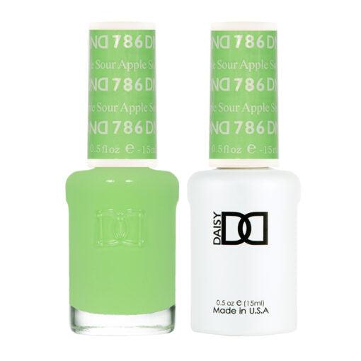 DND Gel Nail Polish Duo - 786 Sour Apple - DTK Nail Supply