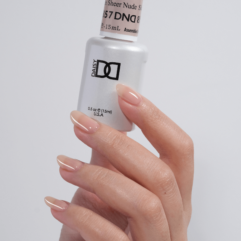 DND Gel Nail Polish Duo - 857 Sheer Nude - DTK Nail Supply