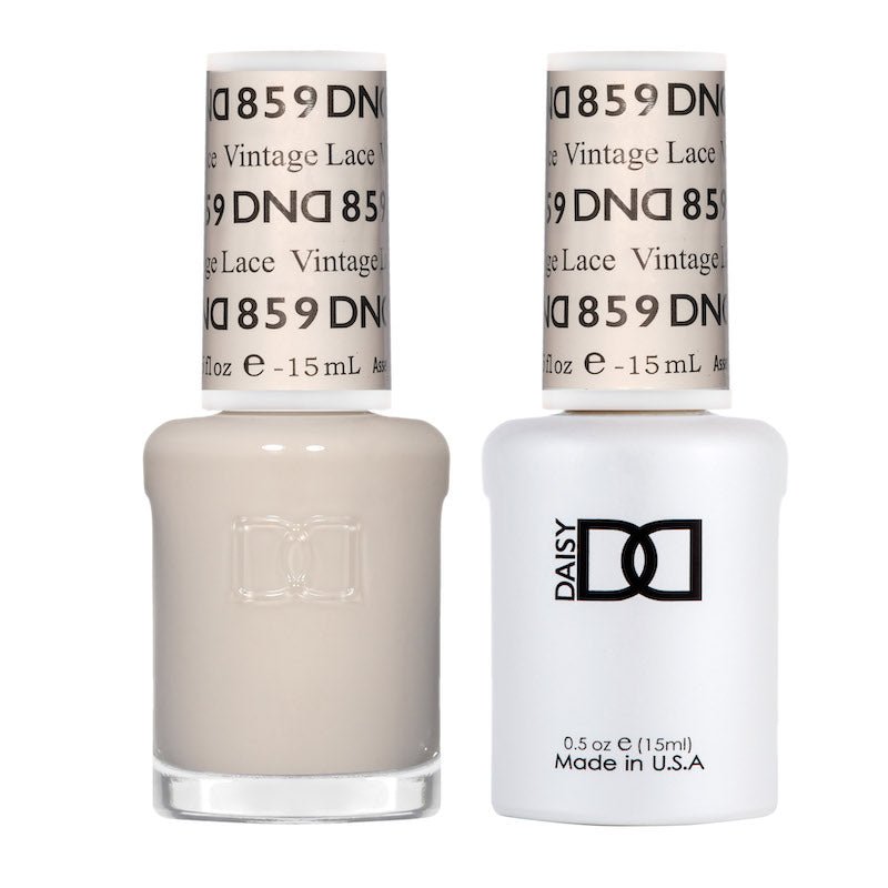 DND Gel Nail Polish Duo - 859 Vintage Lace - DTK Nail Supply