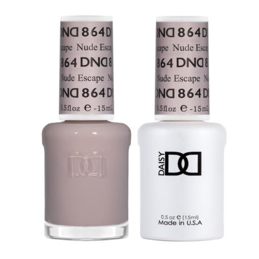 DND Gel Nail Polish Duo - 864 Nude Escape - DTK Nail Supply