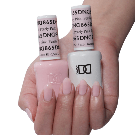 DND Gel Nail Polish Duo - 865 Pearly Pink - DTK Nail Supply