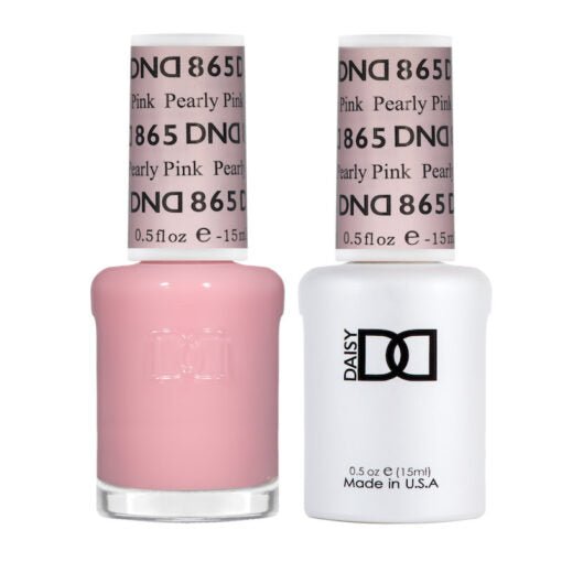 DND Gel Nail Polish Duo - 865 Pearly Pink - DTK Nail Supply