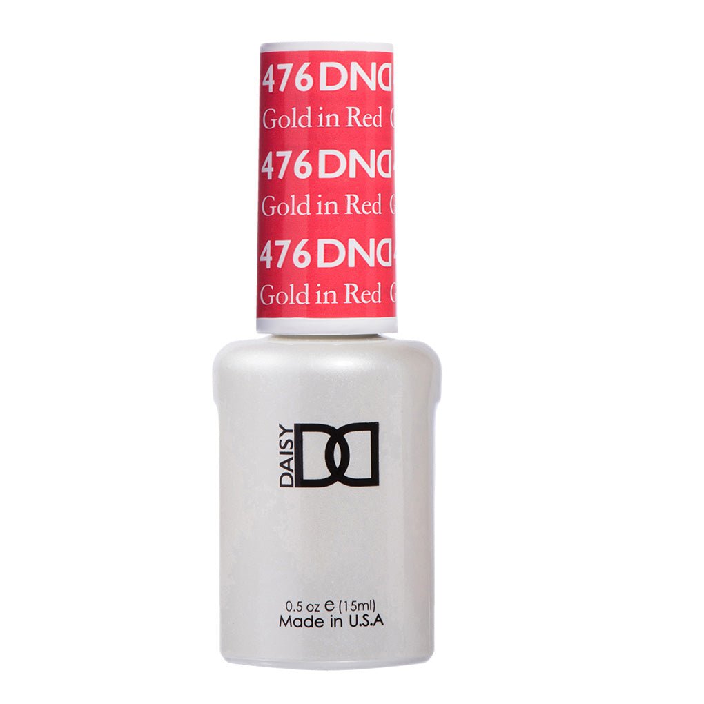 DND Gel Polish - 476 Gold in Red - DTK Nail Supply