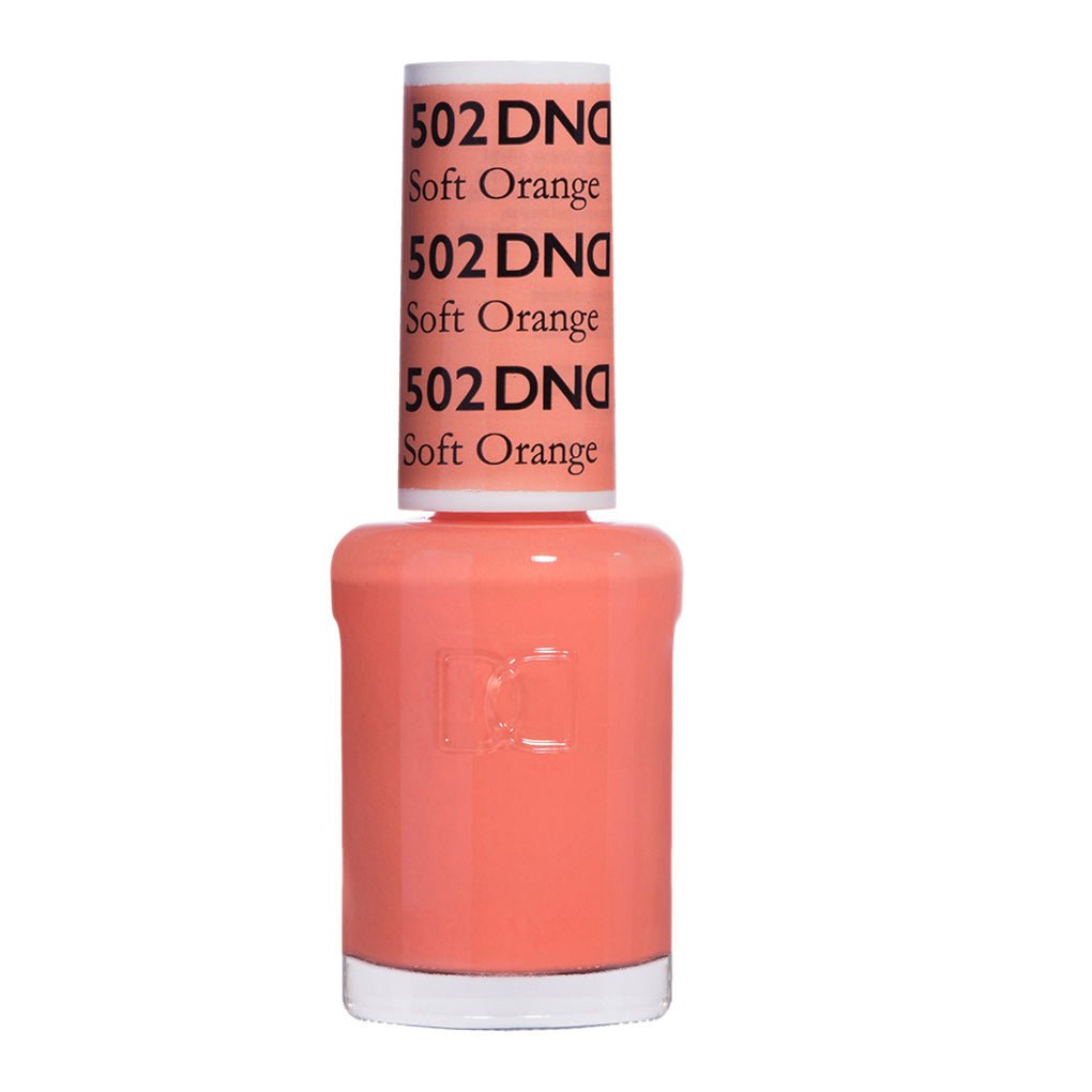 DND Gel Polish - 502 Soft Orange - DTK Nail Supply