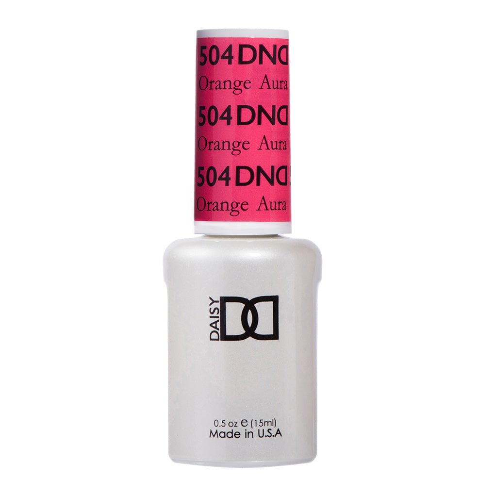 DND Gel Polish - 504 Orange Aura - DTK Nail Supply