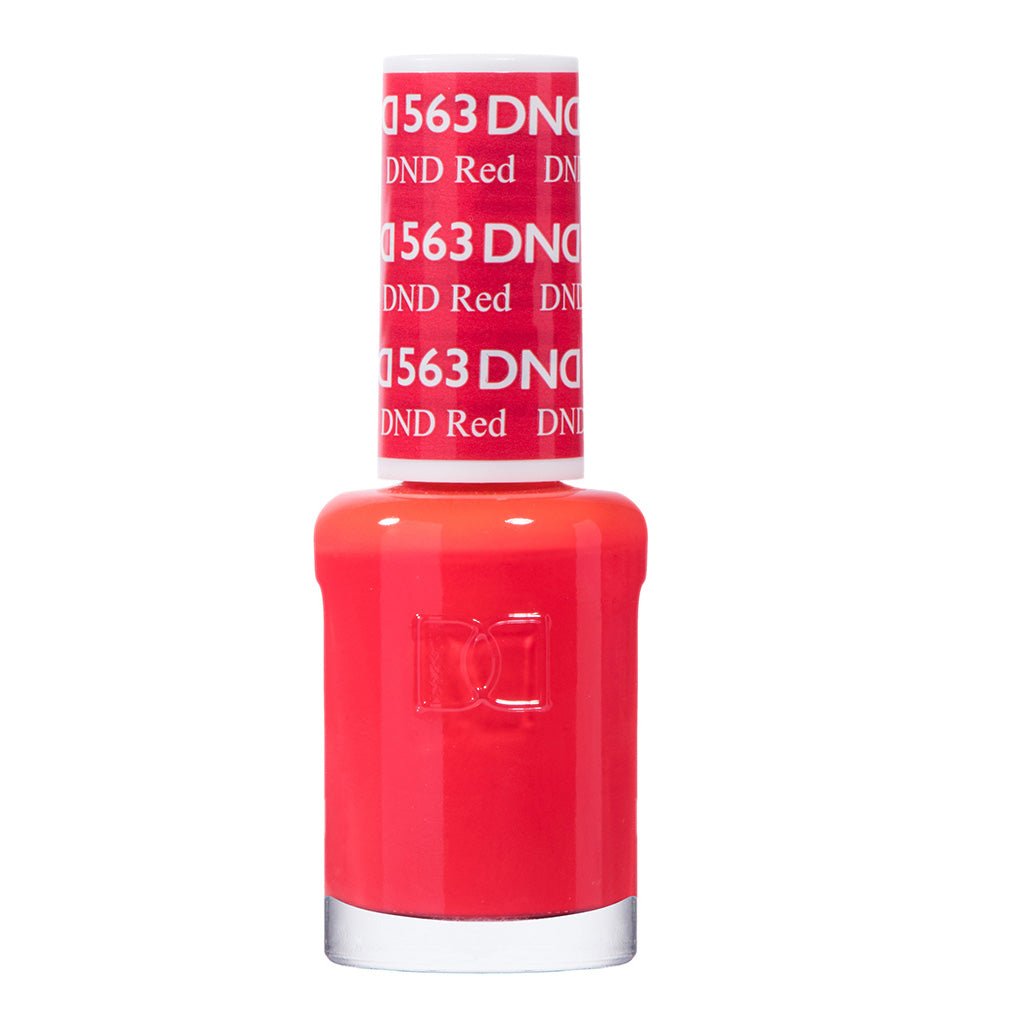DND Gel Polish - 563 DND Red - DTK Nail Supply