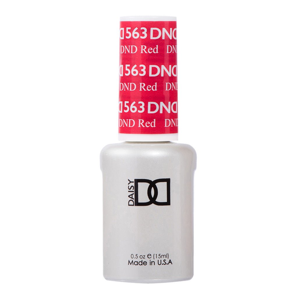 DND Gel Polish - 563 DND Red - DTK Nail Supply