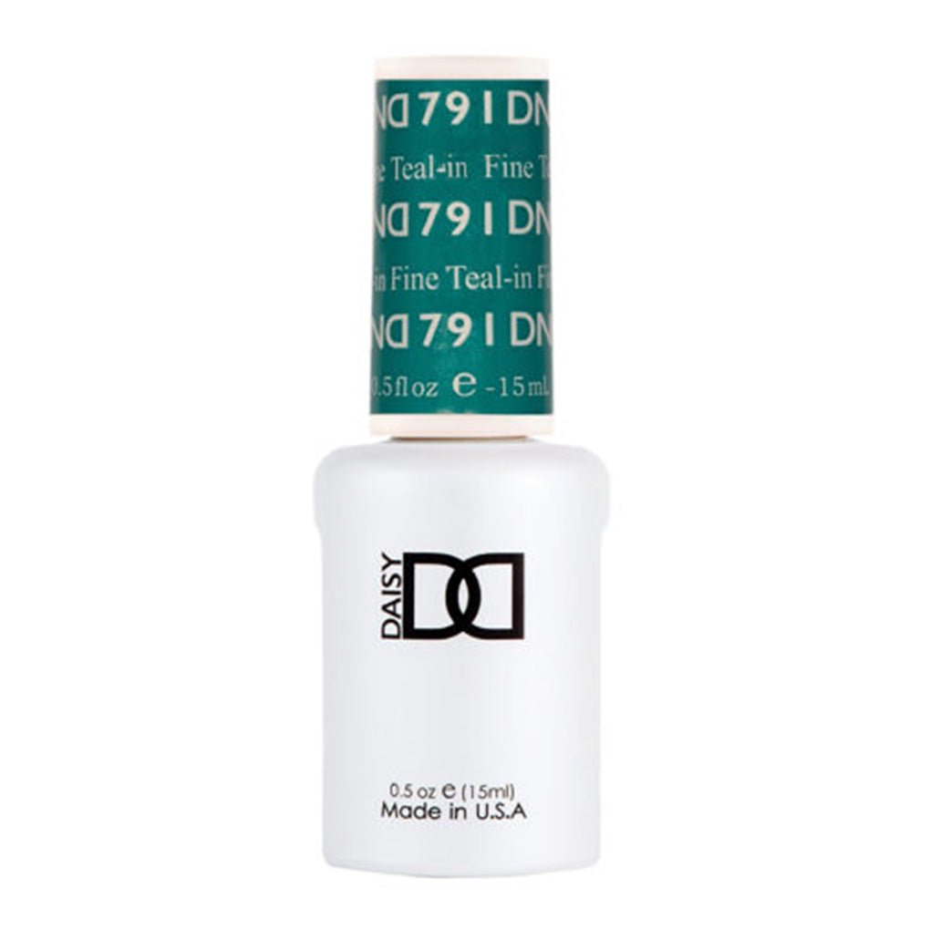 DND Gel Polish - 791 Teal - in Fine - DTK Nail Supply