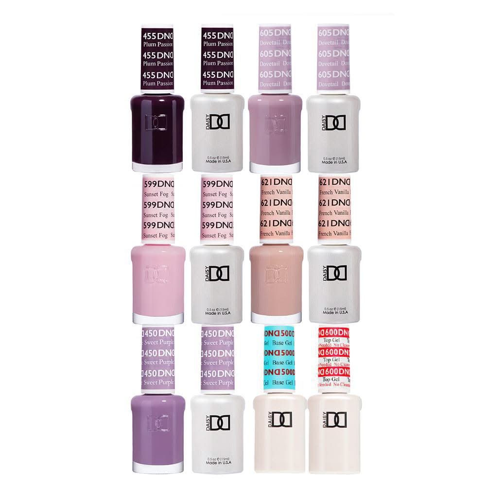 DND Gel Starter Kit: 450, 455, 621, 599, 605, BT 500 - 600 - DTK Nail Supply