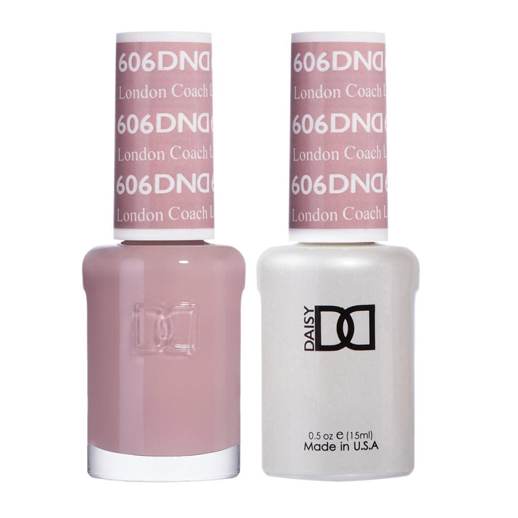 DND Holiday Gift Bundle: 4 Gel & Lacquer, 1 Base Gel, 1 Top Gel - 601, 603, 606, 615 - DTK Nail Supply