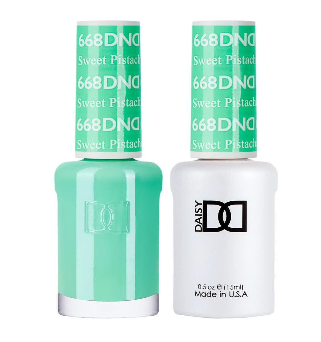 DND Holiday Gift Bundle: 4 Gel & Lacquer, 1 Base Gel, 1 Top Gel - 745, 655, 668, 574 - DTK Nail Supply