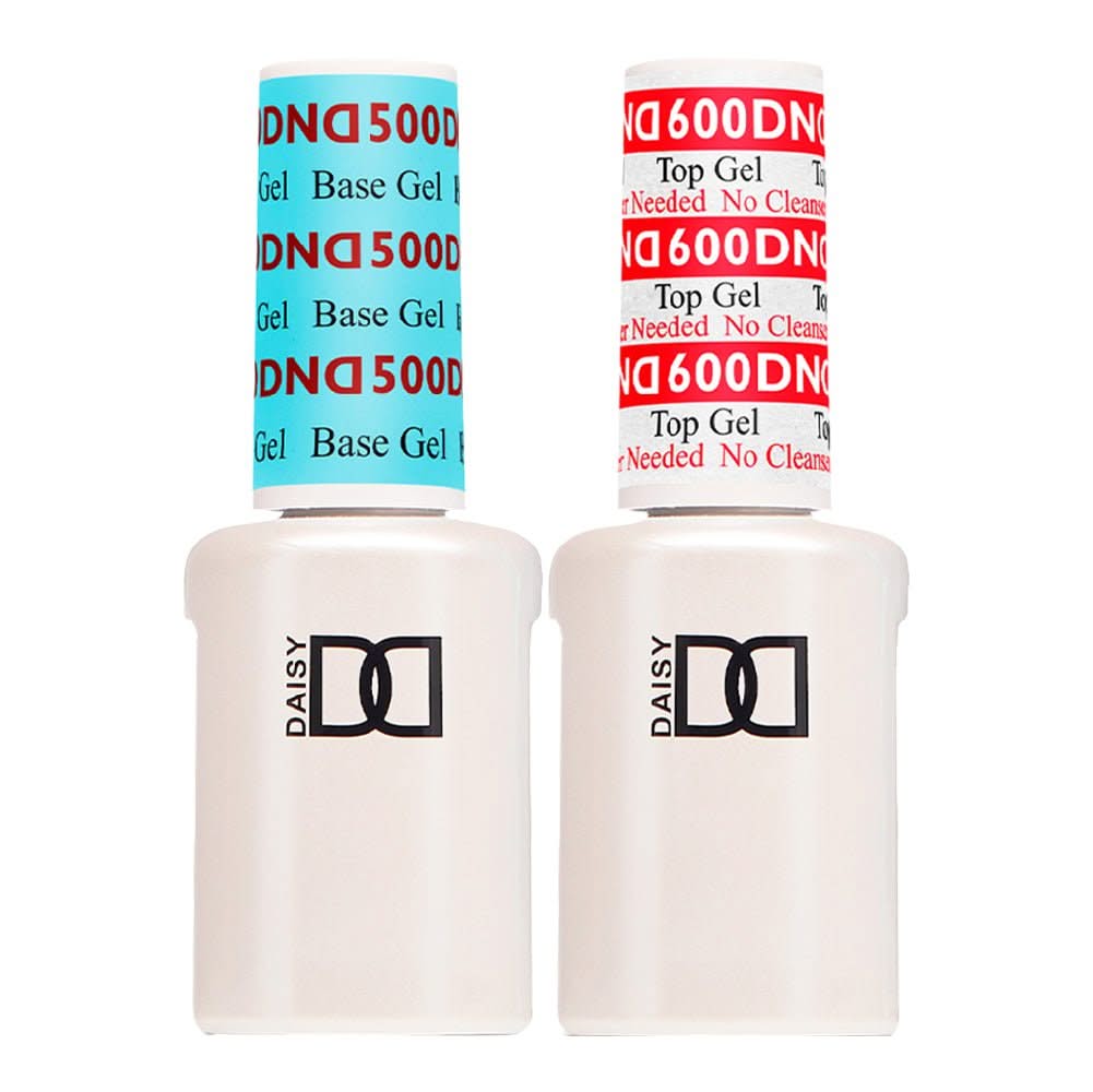 DND Holiday Gift Bundle: 7 Gel & Lacquer, 1 Base Gel, 1 Top Gel - 601, 599, 598, 603, 615, 595, 606 - DTK Nail Supply