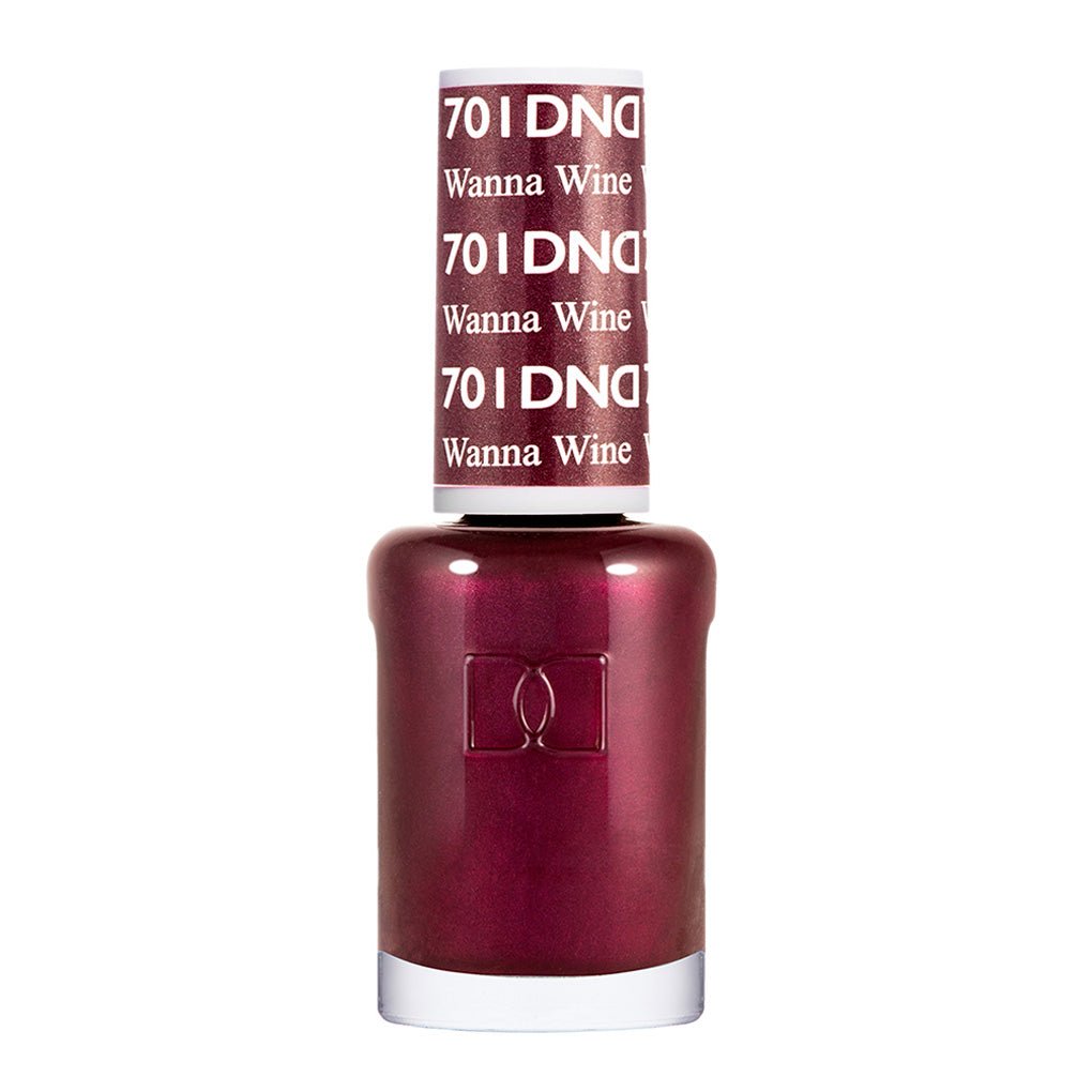 DND Nail Lacquer - 701 Wanna Wine - DTK Nail Supply