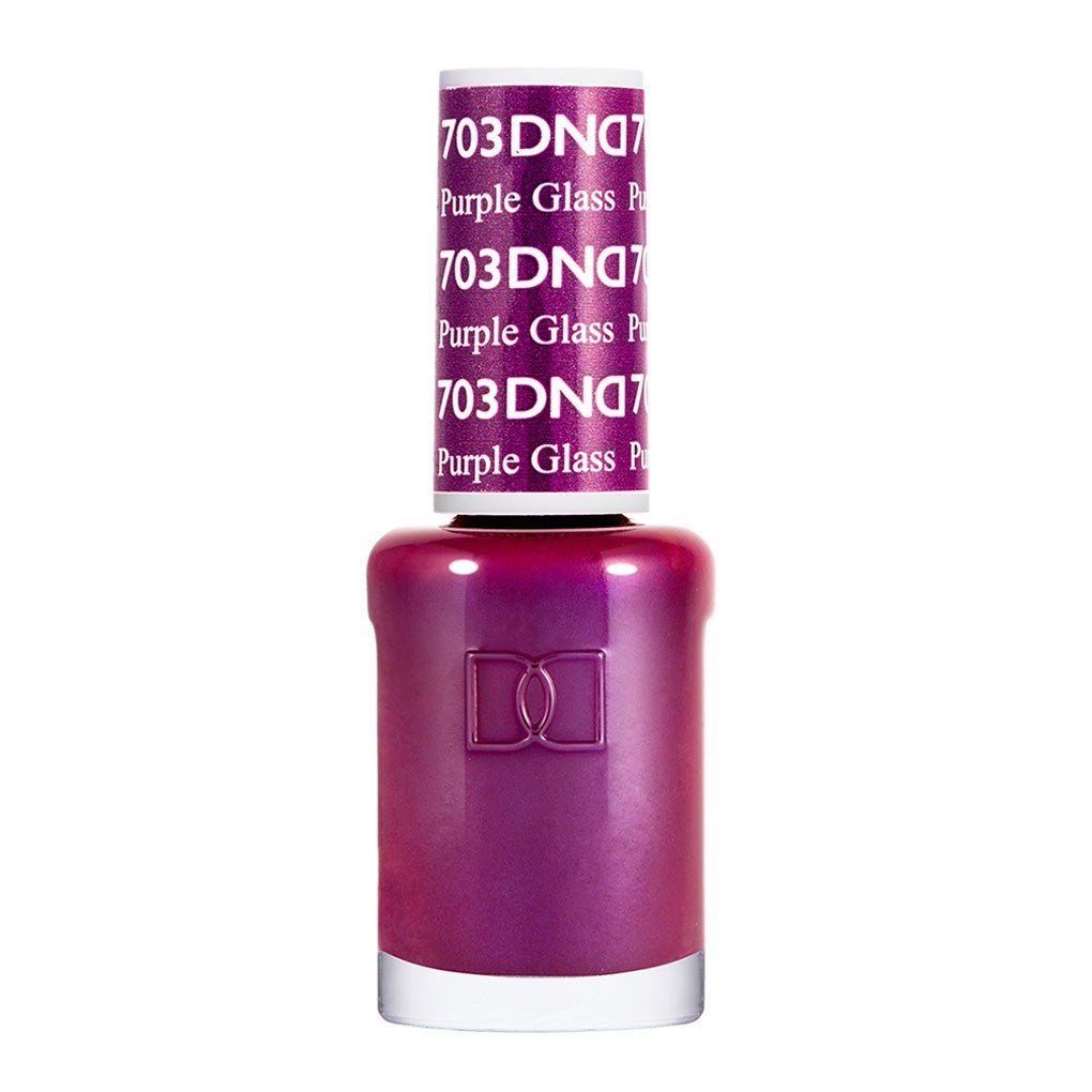 DND Nail Lacquer - 703 Purple Glass - DTK Nail Supply