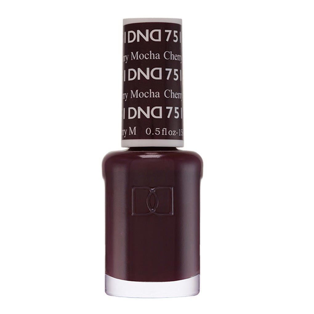 DND Nail Lacquer - 751 Cherry Mocha - DTK Nail Supply
