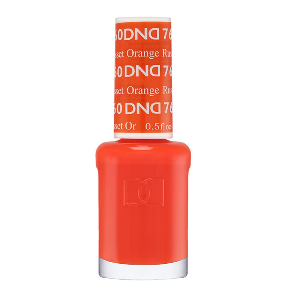 DND Nail Lacquer - 760 Russet Orange - DTK Nail Supply