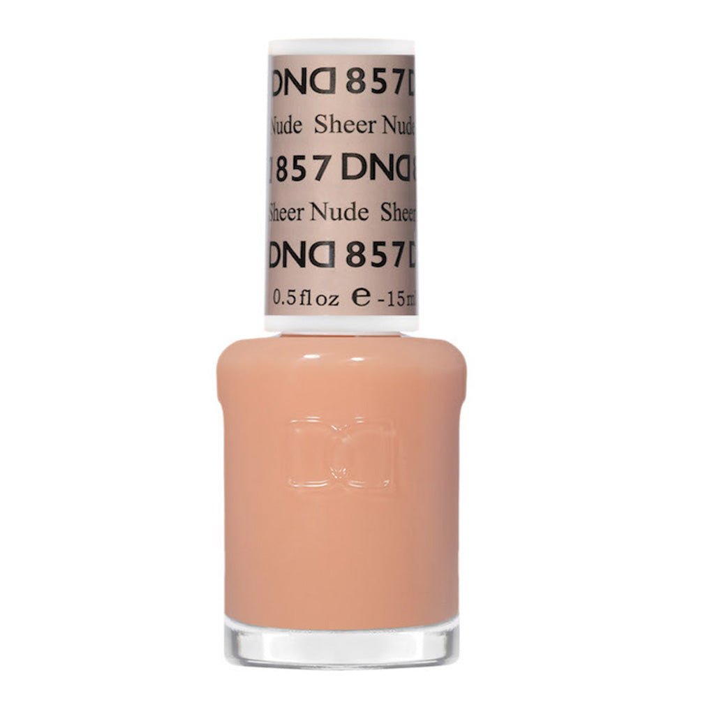 DND Nail Lacquer - 857 Sheer Nude - DTK Nail Supply