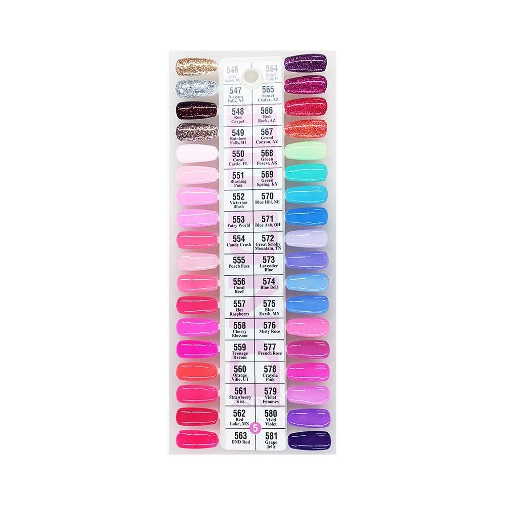 DND Part 05 - Set of 32 Gel & Lacquer Combos - DTK Nail Supply