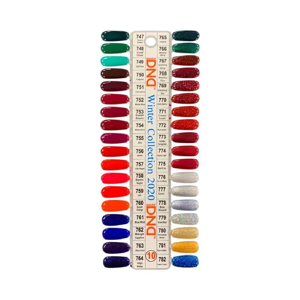 DND Part 10 (Winter Collection 2020) - Set of 33 Gel & Lacquer Combos - DTK Nail Supply