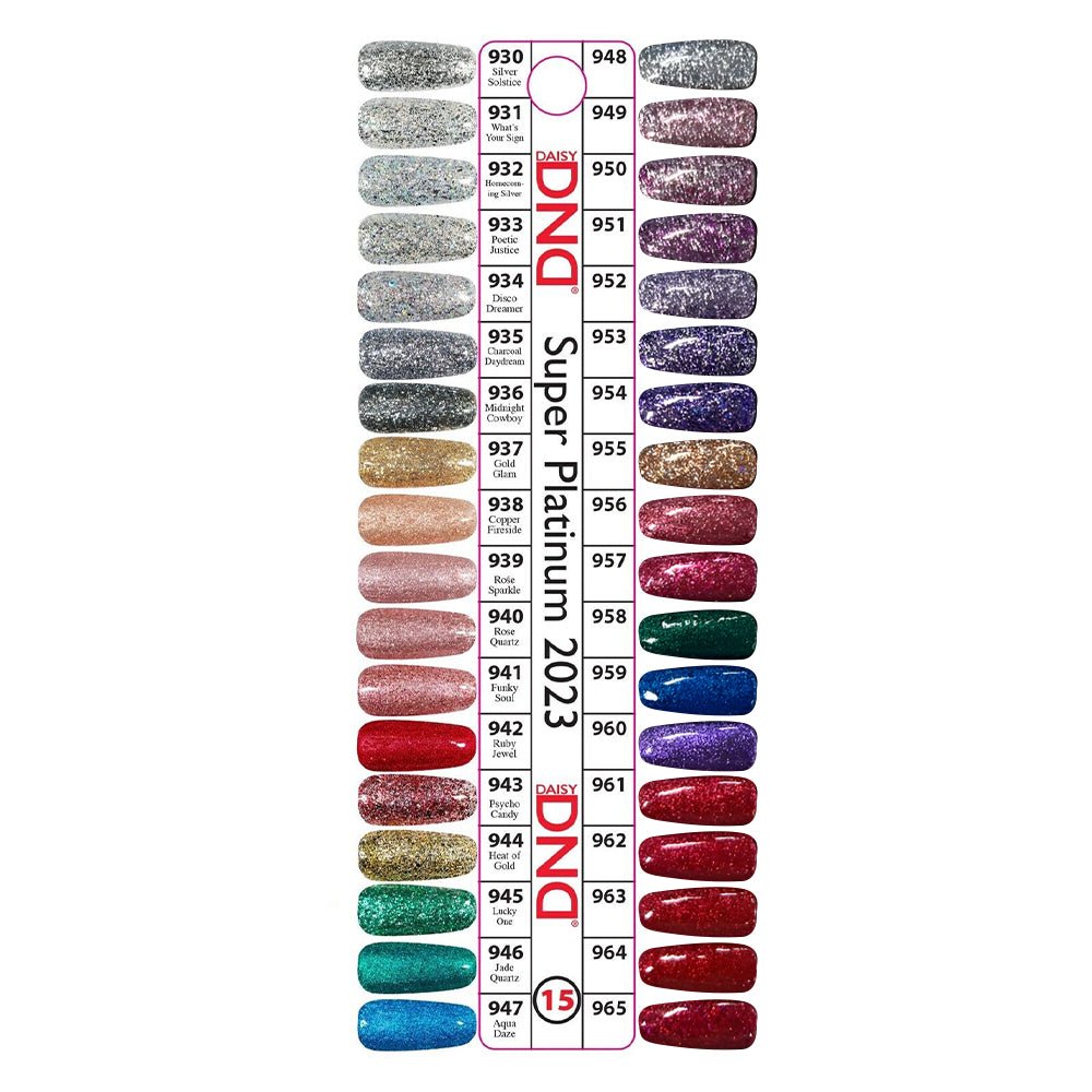 DND Part 15 - Set Of 36 Gel Polish - DTK Nail Supply