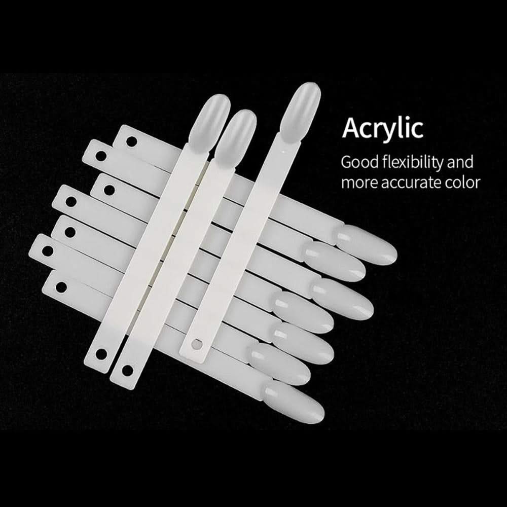 DND Round Natural Tips (50 pcs) - DTK Nail Supply
