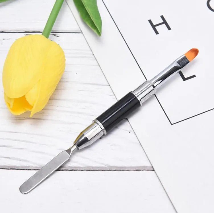 Dual - Ended Nail Brush Gel Nail Pen