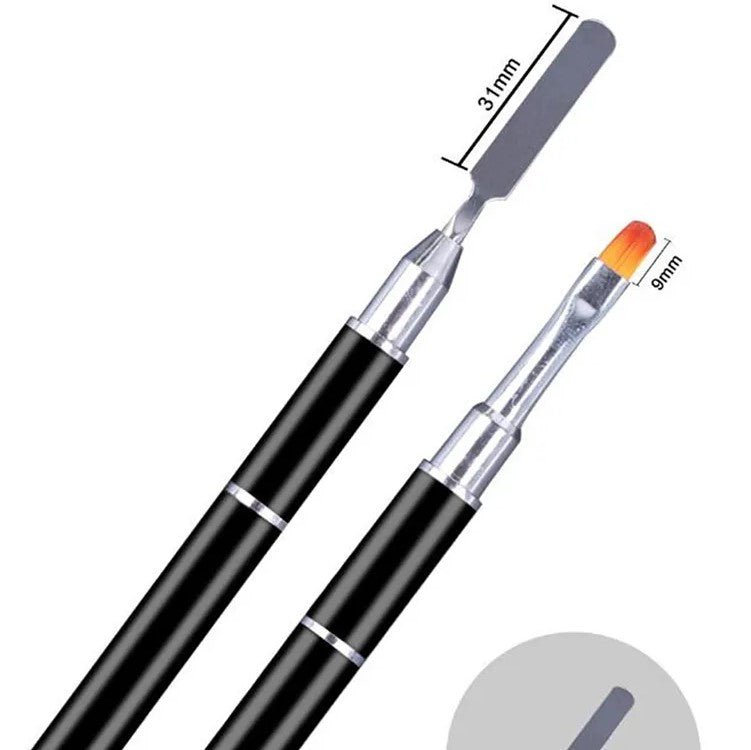 Dual - Ended Nail Brush Gel Nail Pen